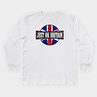 Just Ok Britain (worn) [Rx-tp] Kids Long Sleeve T-Shirt